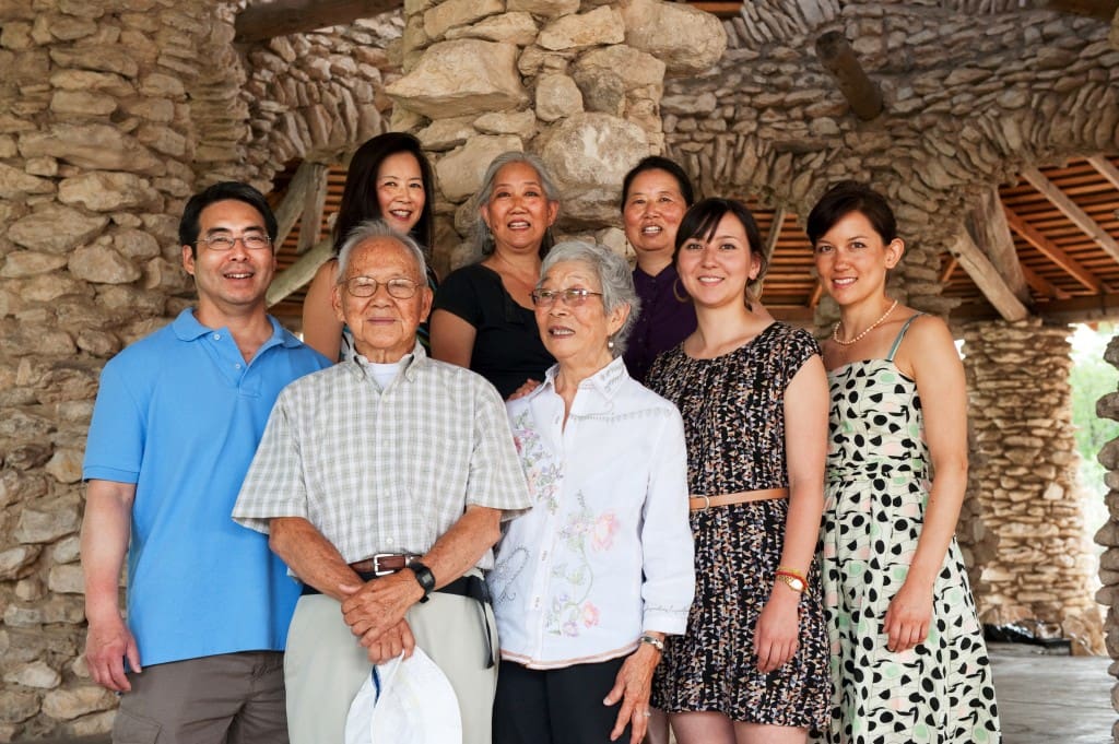 Jingu Family at the Tea Gardens